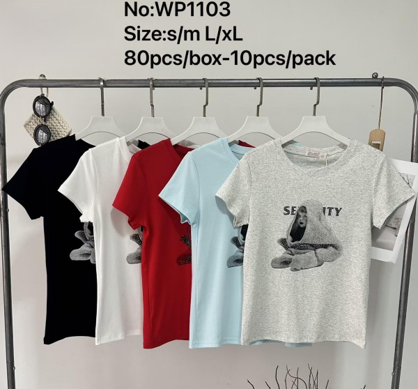 Bluzki damskie Roz S/M-L/XL, Mix Kolor Paczka 10 szt 1